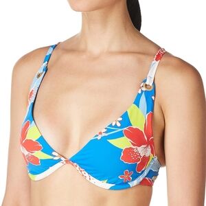 Roxy,NWT,She Just Shines Underwire D Cup Bikini Top Size M